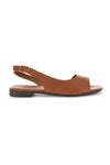 Rjavi usnjeni sandali s trakom Pittarello look 225110