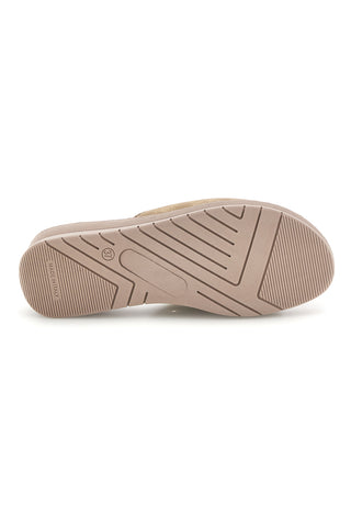 Copati Beige Metallic Details Comfortable Line 8551