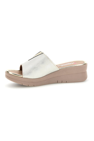 Copati White Metallic Details Comfortable Line 8551