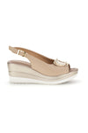 Sandali beige con zeppa Pittarello look MK3908352