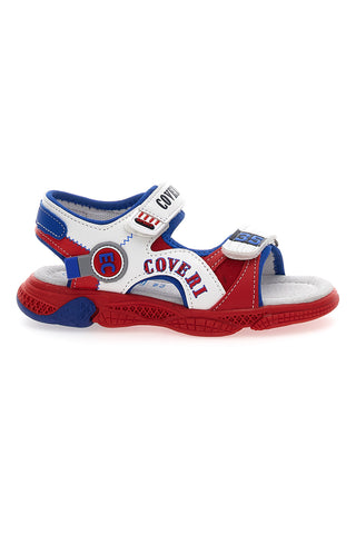 Sandali Coveri 63289 beli z zaponkami