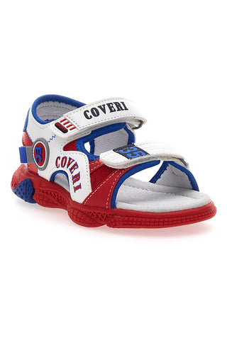 Sandali Coveri 63289 beli z zaponkami