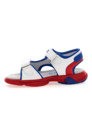 Sandali Coveri 63289 beli z zaponkami