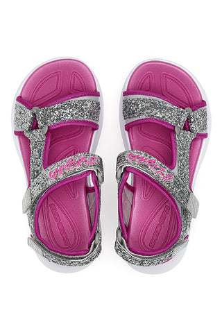 Sandali z lučkami Skechers Glimmer Kicks Glittery Glam Rosa