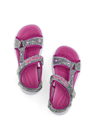 Sandali z lučkami Skechers Glimmer Kicks Glittery Glam Rosa
