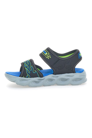 Sandali z lučkami Skechers S Light-Thermo-Splash Modri
