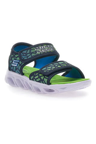 Sandali z lučkami Skechers S Light Hypno Splah-Sun Sonic Zelena