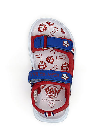 Sandali Primi Passi Paw Patrol 6215 rdeči in modri