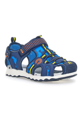 Polodprti sandali Asso 15003 Modri
