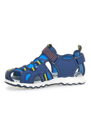 Polodprti sandali Asso 15003 Modri
