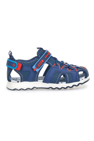 Polodprti sandali Asso 15002 Modri