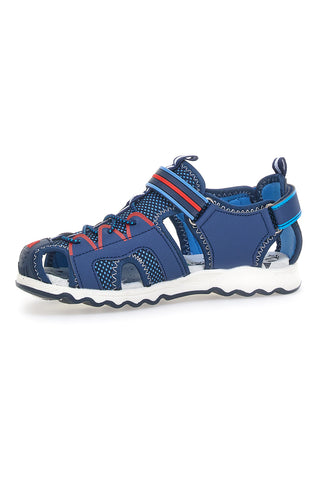 Polodprti sandali Asso 15002 Modri