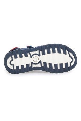 Polodprti sandali Asso 15002 Modri