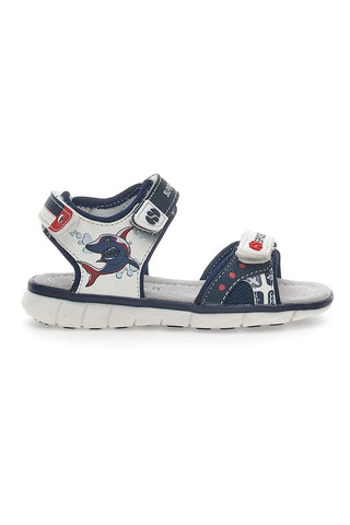 Sandali Superga 63944 beli in modri