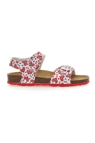 Sandali Pitt Kids 45289CO Rdeča/Bela