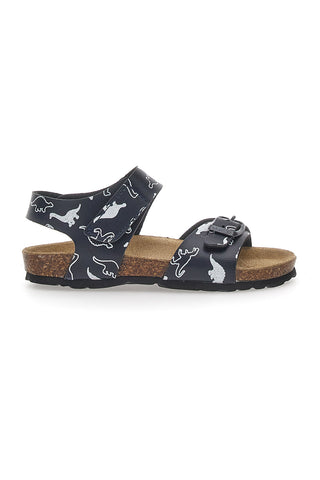 Sandali Pitt Kids 47327 Modri dinozavri