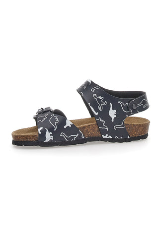 Sandali Pitt Kids 47327 Modri dinozavri