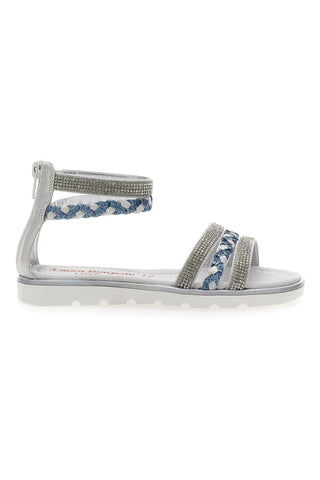 Sandali Laura Biagiotti 8396 Srebrni