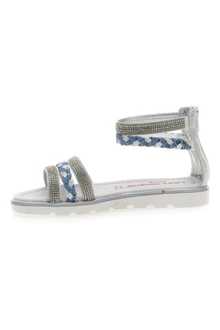 Sandali Laura Biagiotti 8396 Srebrni