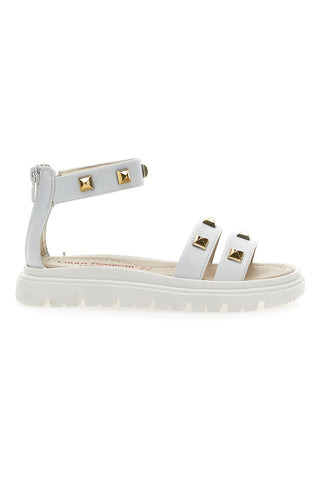 Sandali Laura Biagiotti 8415 beli s špicami