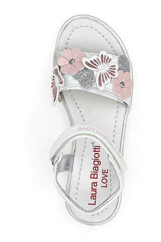 Sandali Laura Biagiotti 8463 Srebrni