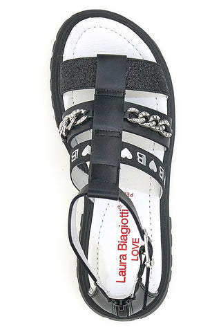Sandali Platform Laura Biagiotti 8445 Črni