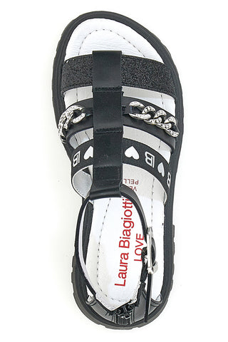 Sandali Platform Laura Biagiotti 8445 Črni