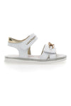 Sandali Laura Biagiotti 8540 beli z verigo
