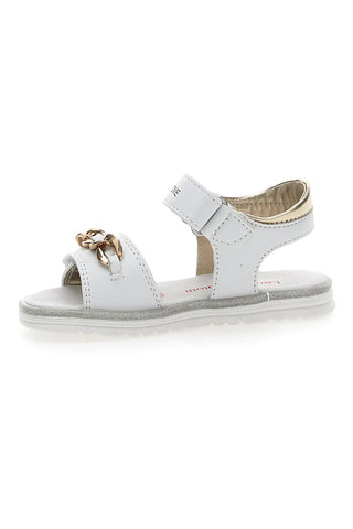 Sandali Laura Biagiotti 8540 beli z verigo