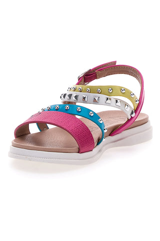 Barvne sandale s špicami SWEET YEARS 8363