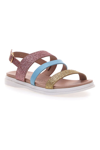 Barvite sandale z zaponko SWEET YEARS 8268