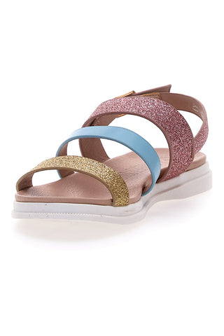 Barvite sandale z zaponko SWEET YEARS 8268