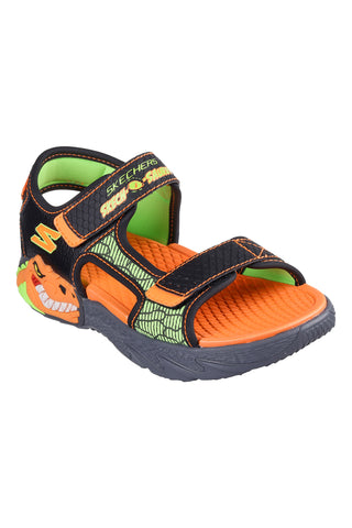 Oranžni otroški sandali Skechers Creature-Splash