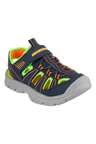 Modri otroški sandali Skechers Relis-Valder