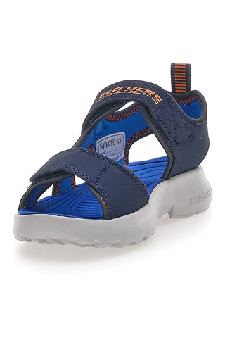 Modre sandale iz tkanine Skechers Razor Splash Aqua Buddies