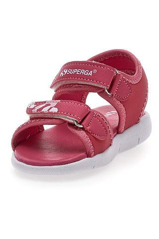 Fuksijeve sandale za deklice z velcro zaponko Superga 63820