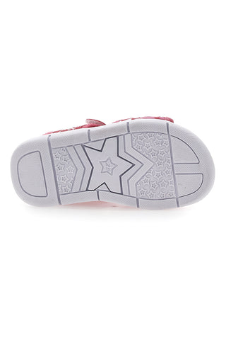 Fuksijeve sandale za deklice z velcro zaponko Superga 63820
