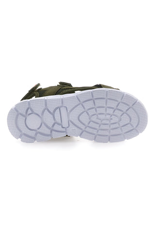 Sandali Verde Militare z nastavljivimi trakovi z velcro Superga 83478