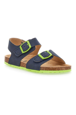 Modri sandali z velcro zapenjanjem ASSO 16210