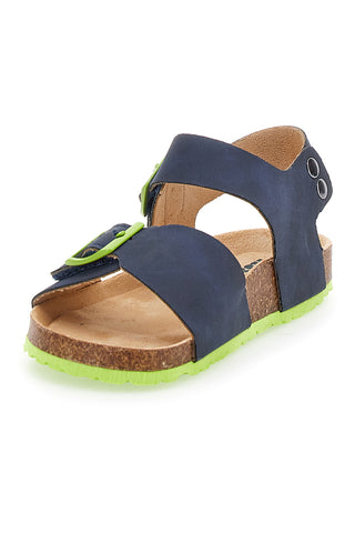 Modri sandali z velcro zapenjanjem ASSO 16210