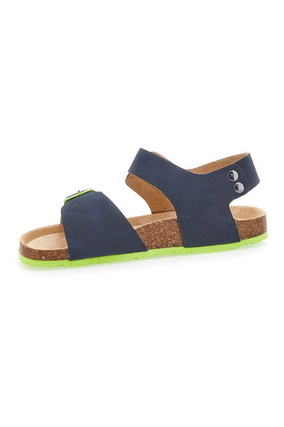 Modri sandali z velcro zapenjanjem ASSO 16210