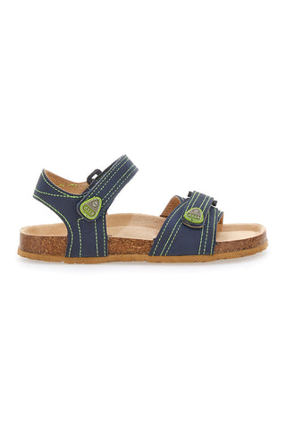 Modri sandali z velcro zapenjanjem ASSO 64135