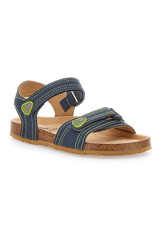Modri sandali z velcro zapenjanjem ASSO 64135