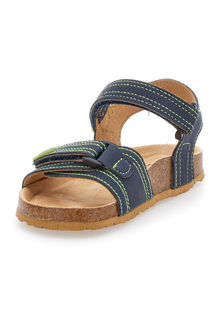 Modri sandali z velcro zapenjanjem ASSO 64135