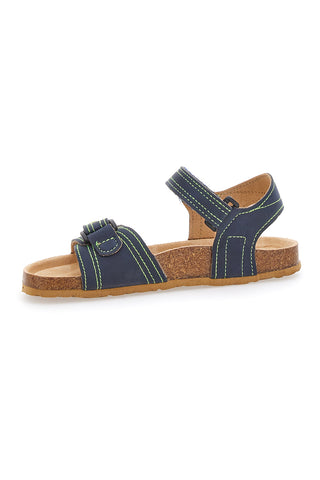 Modri sandali z velcro zapenjanjem ASSO 64135