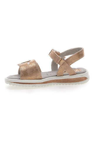 Bronzaste sandale z zaponko Grazie Girl 218655