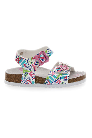 Večbarvni sandali z zaponko Pitt Kids 14408