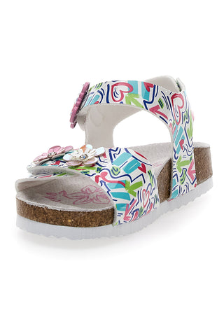 Večbarvni sandali z zaponko Pitt Kids 14408