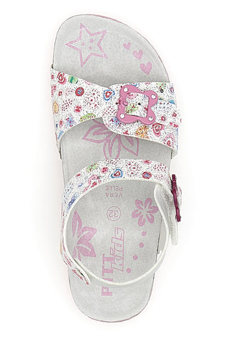 Večbarvni sandali z zaponko Pitt Kids 14419