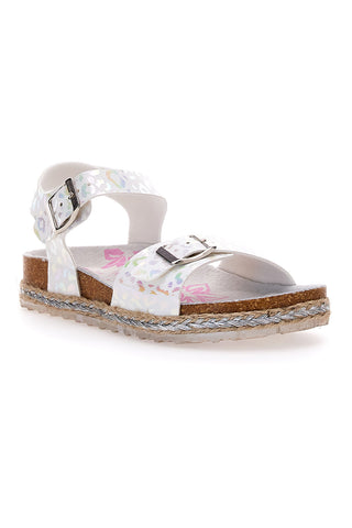 Bele sandale s trakom Pitt Kids 14452